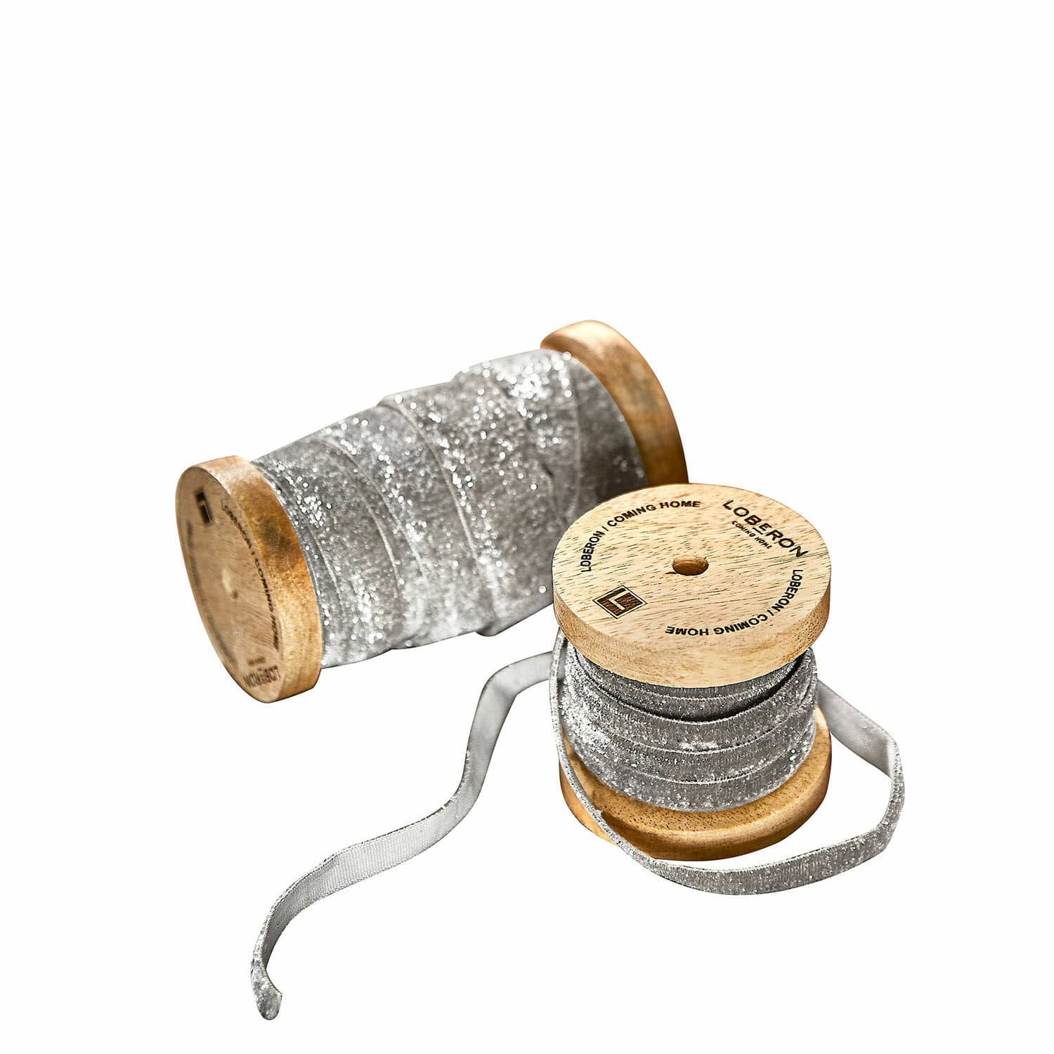Samtband 2er Set Risorio silber