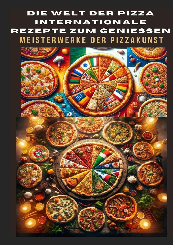 DIE WELT DER PIZZA: INTERNATIONALE REZEPTE ZUM GENIESSEN:  Meisterwerke der Pizzakunst: Das ultimative Kochbuch für traditionelle und kreative Pizzarezepte - von klassisch bis glutenfrei und vegan