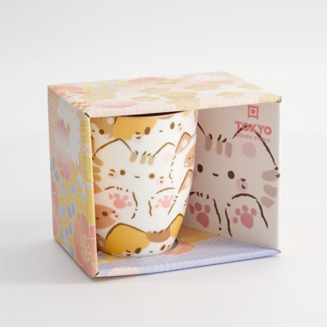 Kawaii Kat Beker in Geschenkdoos 8.5x10.2cm 340ml