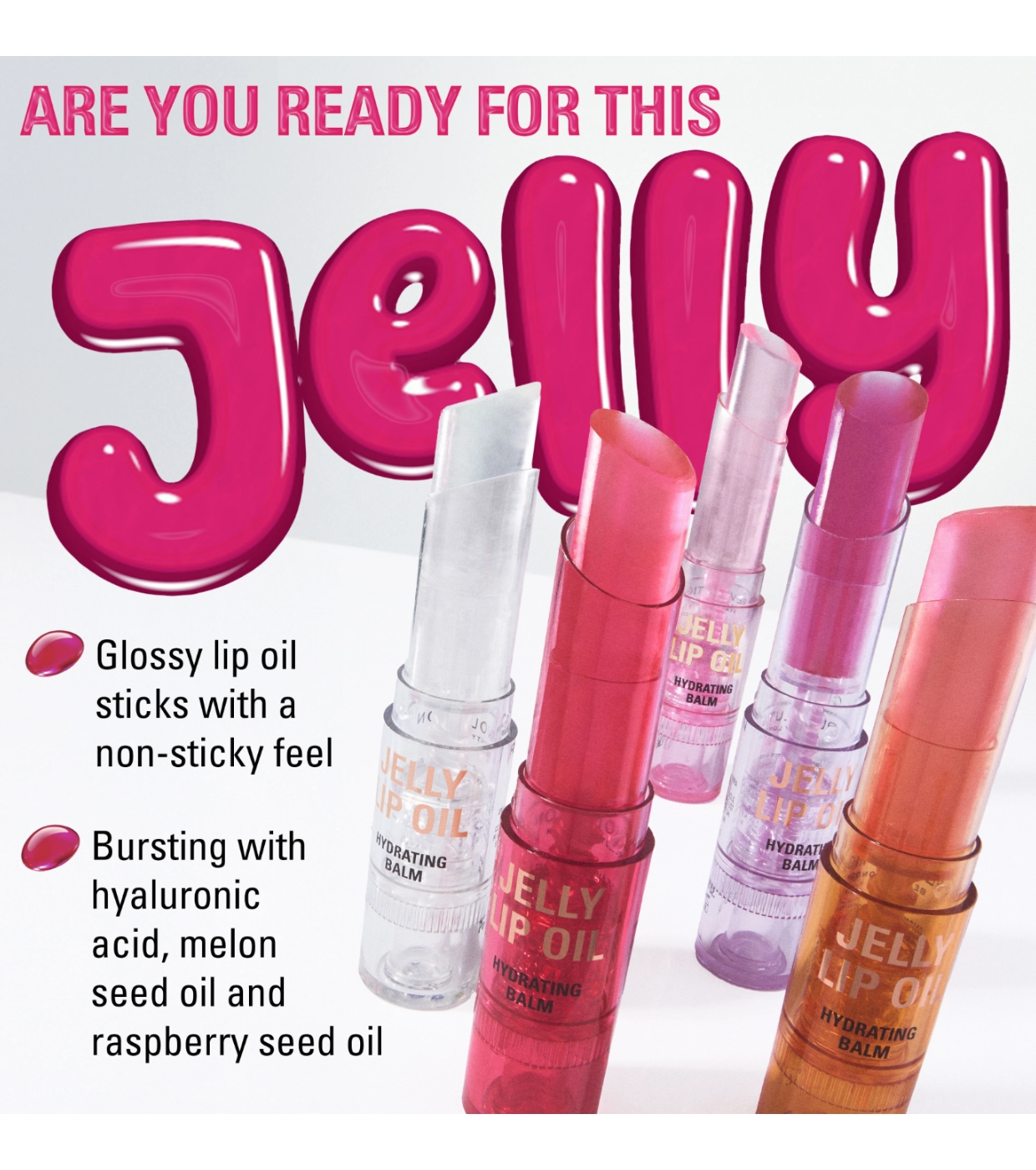 Revolution - Óleo labial em bastão Jelly - Watermelon Crush Red