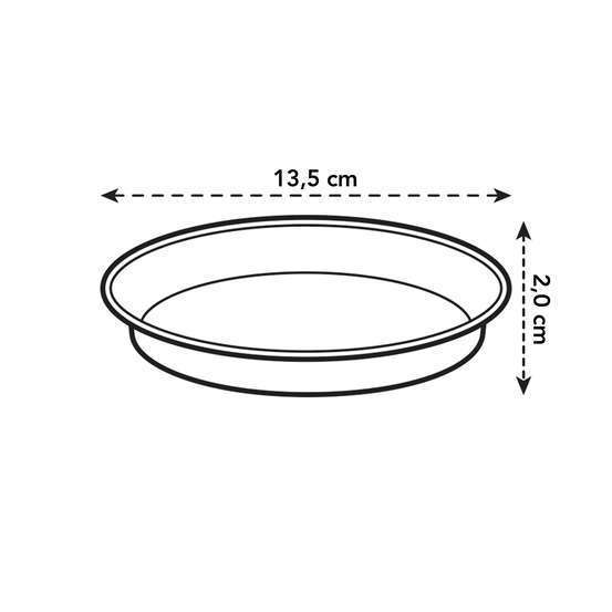 Soucoupe pour Pot Green Basic Ø 14 cm, transparent