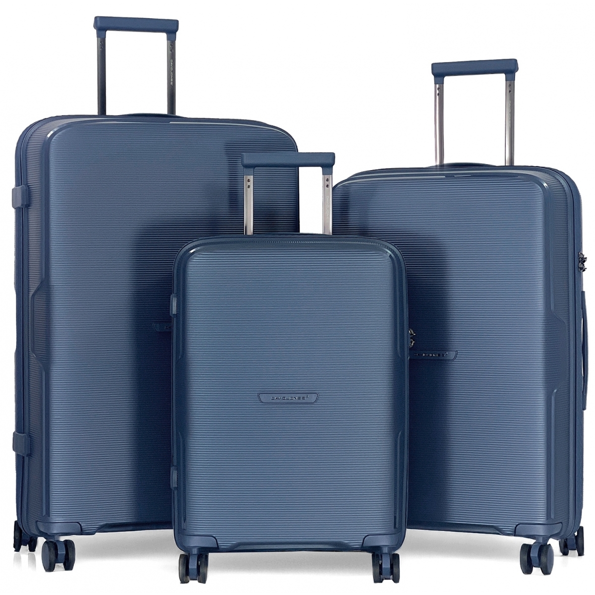 David Jones Lot 3 valises rigides dont 1 valise cabine David Jones TSA PETE