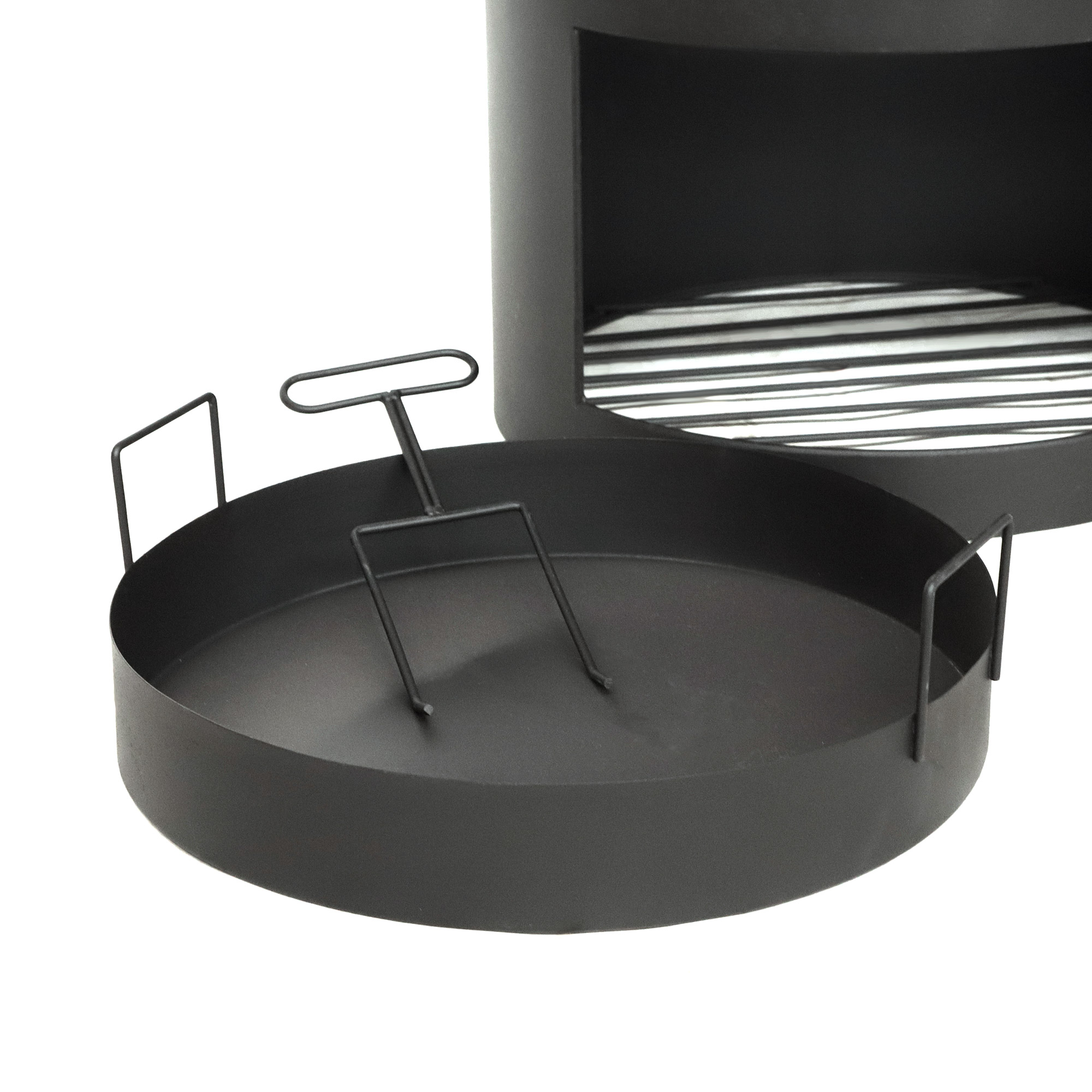 Outdoor Kaminofen, schwarz, H 134 cm, Ø 45 cm günstig bestellen