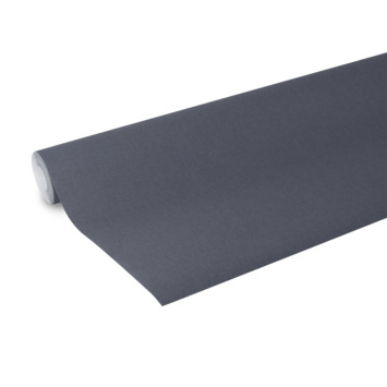Vliesbehang extra breed Linnen donkergrijs 111525
