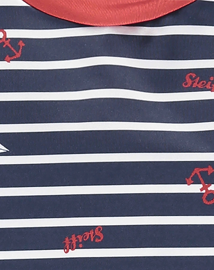 Schwimmanzug SCHIFFCHEN gestreift in navy