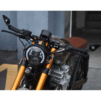 Rétroviseur Brazoline FLAT RACER EMBOUT DE GUIDON (LA PAIRE) Universel
