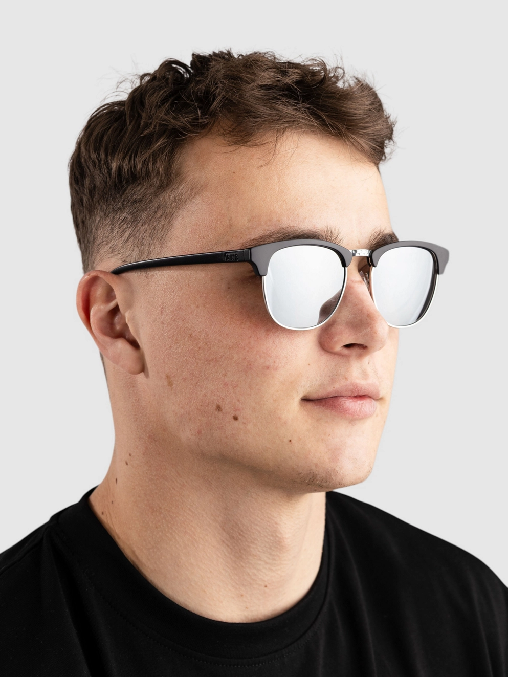 Vans Dunville Shades Sunglasses matte black/silver mirror