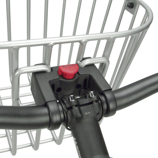 Klickfix Alumino Silver Cykelkurv, 16L