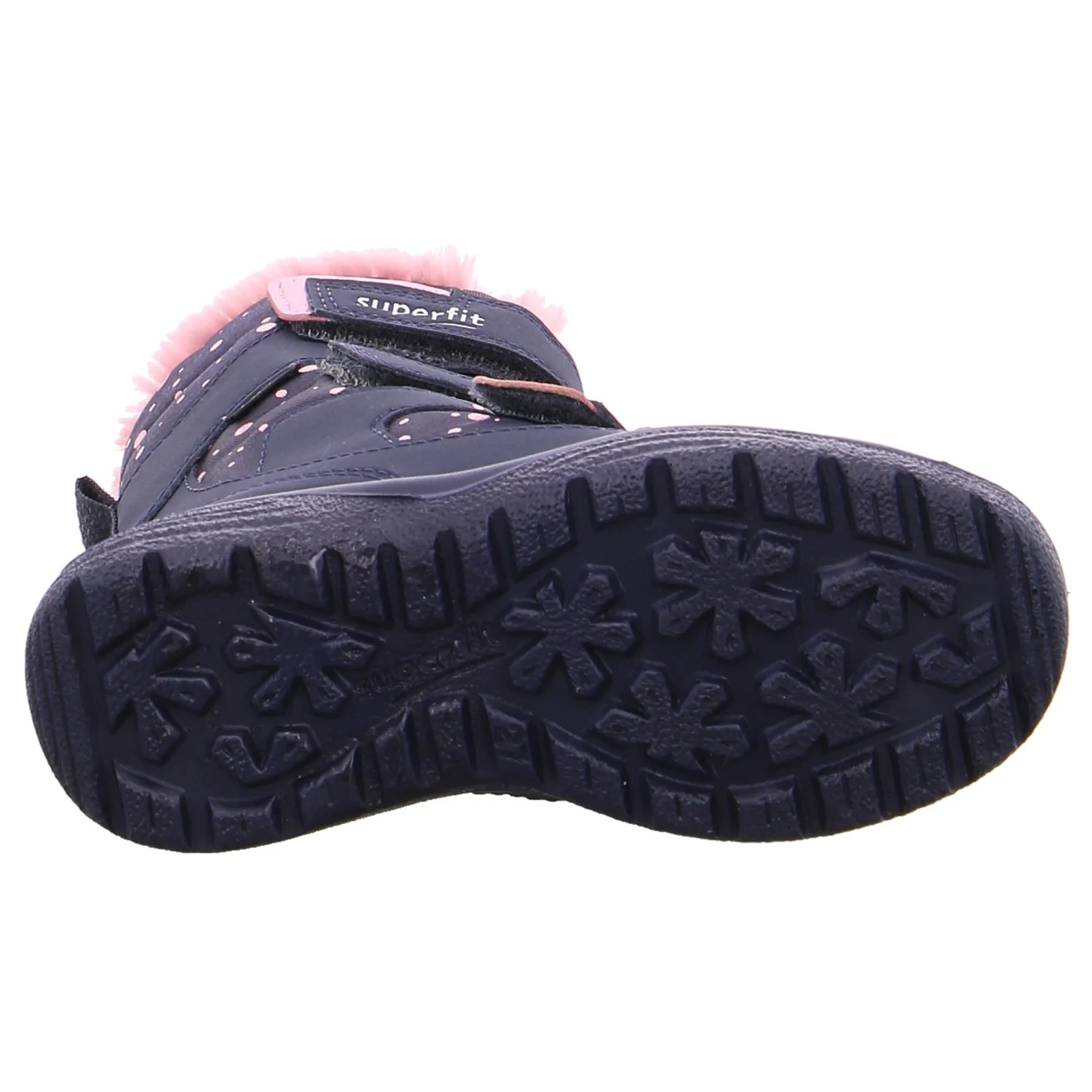 SUPERFIT Mädchen-Snowboot Membrane Blau Textil  Winterstiefel