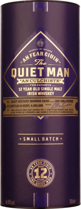 THE QUIET MAN 12 YEARS SINGLE MALT 70CL