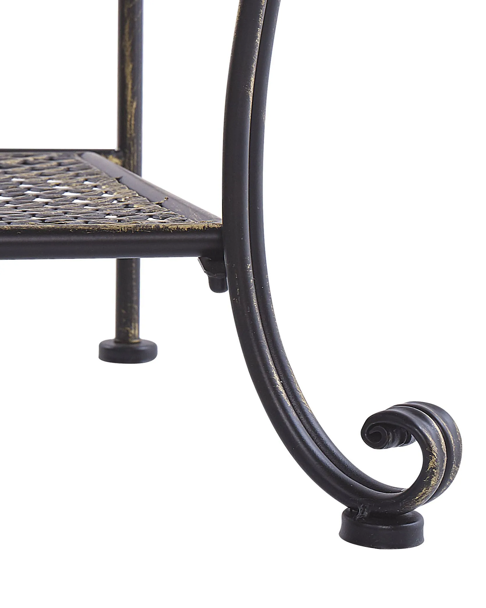 Rek PAVONA Metaal 94 cm 50 cm Zwart