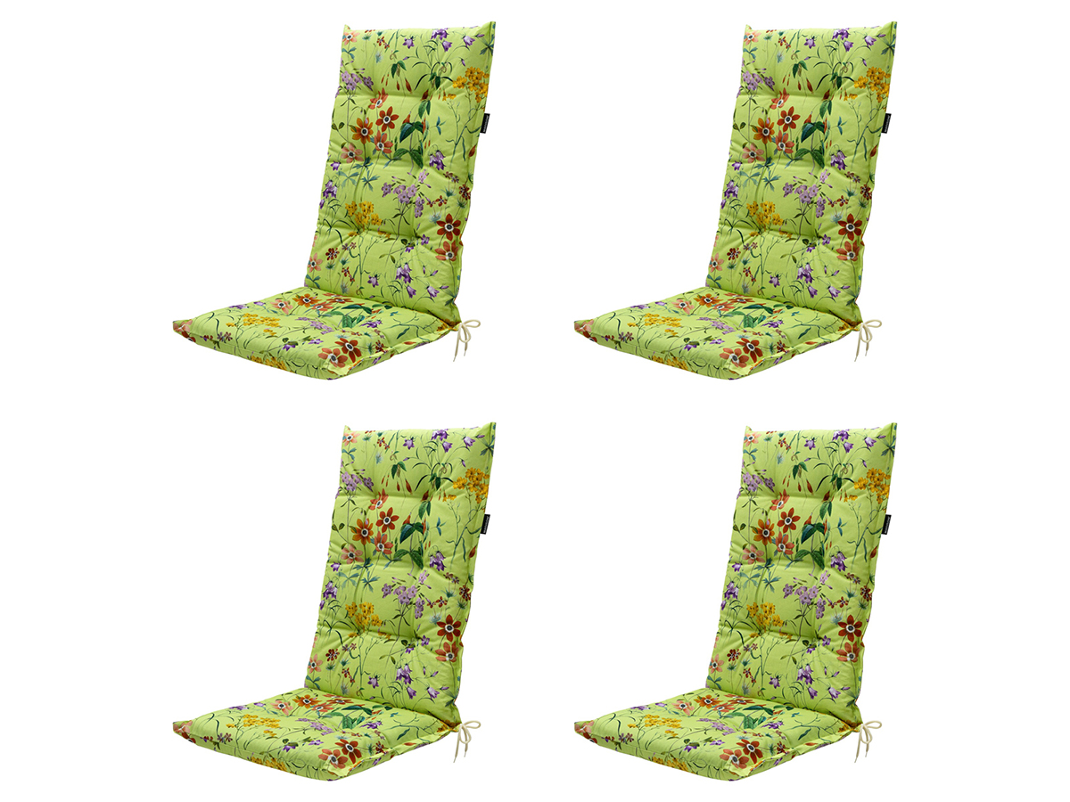 Madison Milly green Tuinstoelkussen - Set van 4