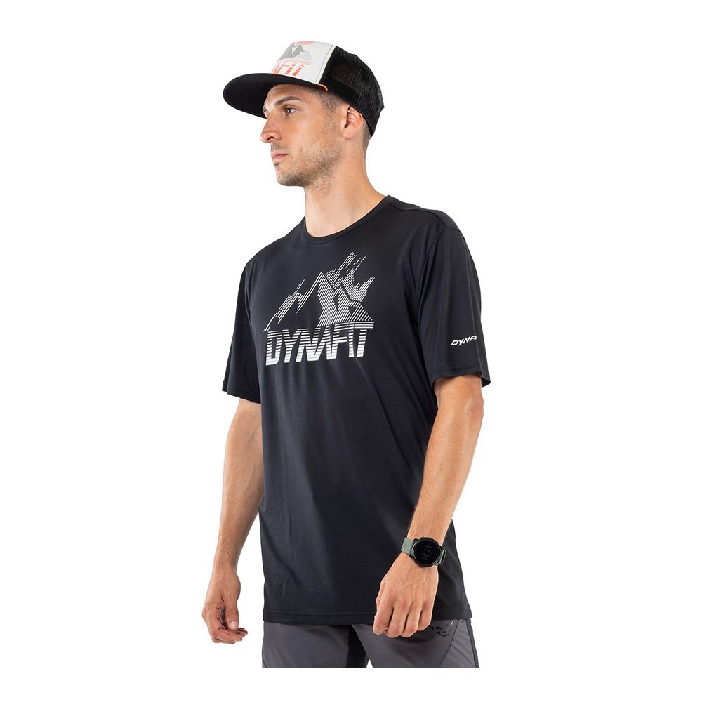 Dynafit TRANSALPER GRAPHIC - Maillot Homme black out/0520