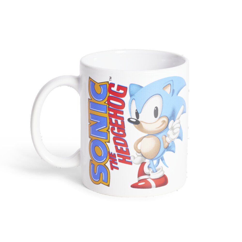 Mug Sonic blanc et bleu 315ml