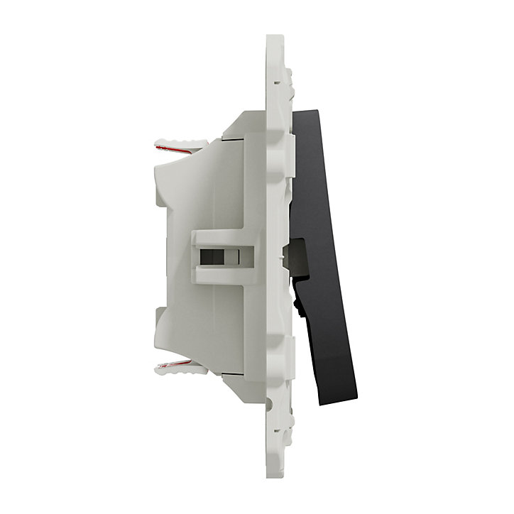 Mécanisme interrupteur double va-et-vient Schneider Electric Odace anthracite