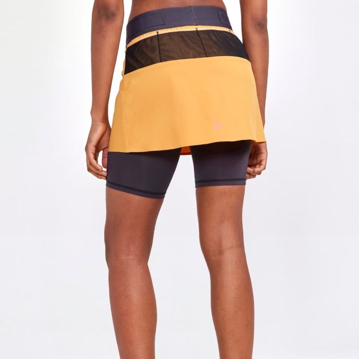Craft Dame Shorts Pro Trail 2in1 Skirt Gul