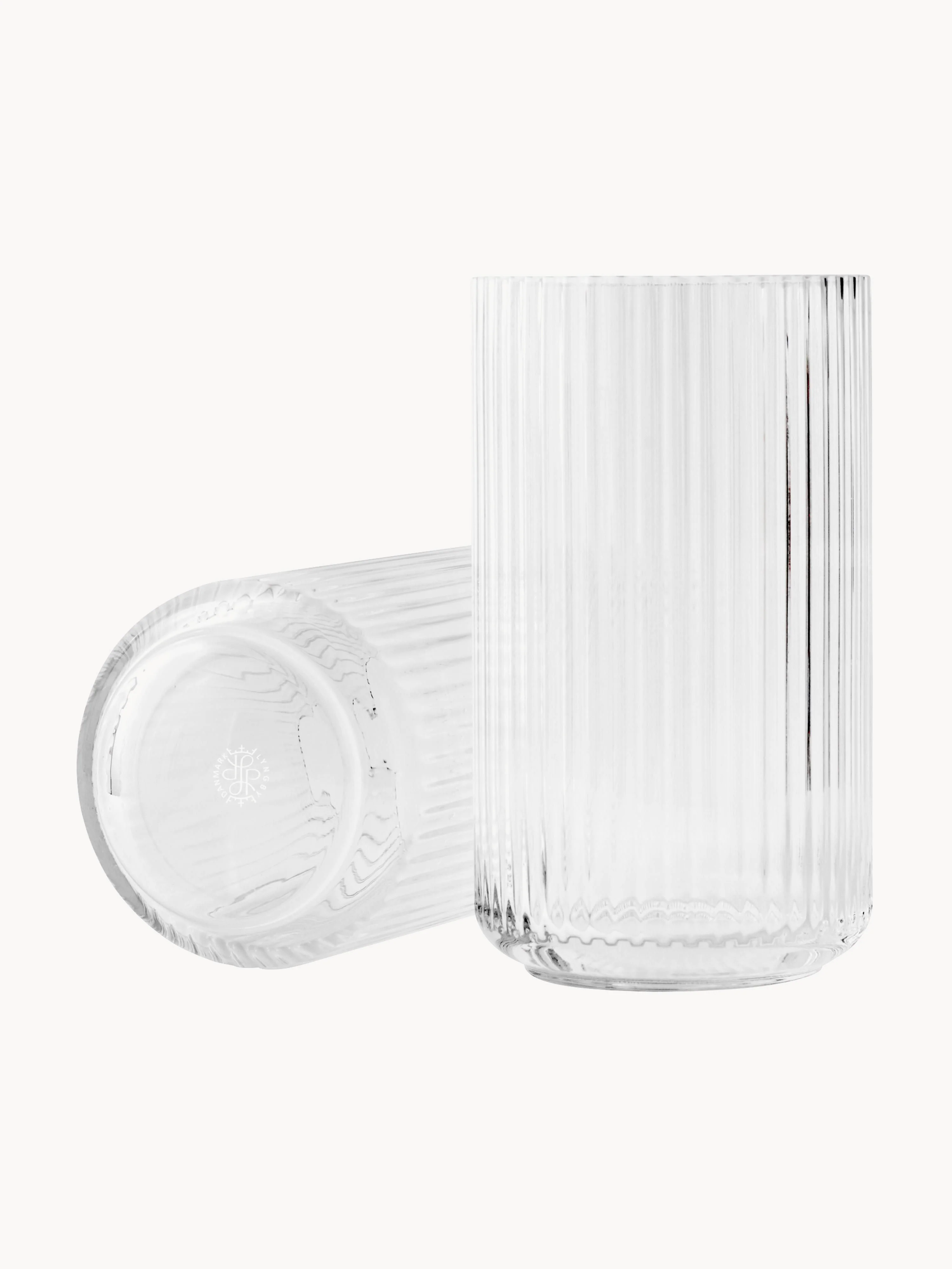 Mondgeblazen vaas Lyngby, H 25 cm