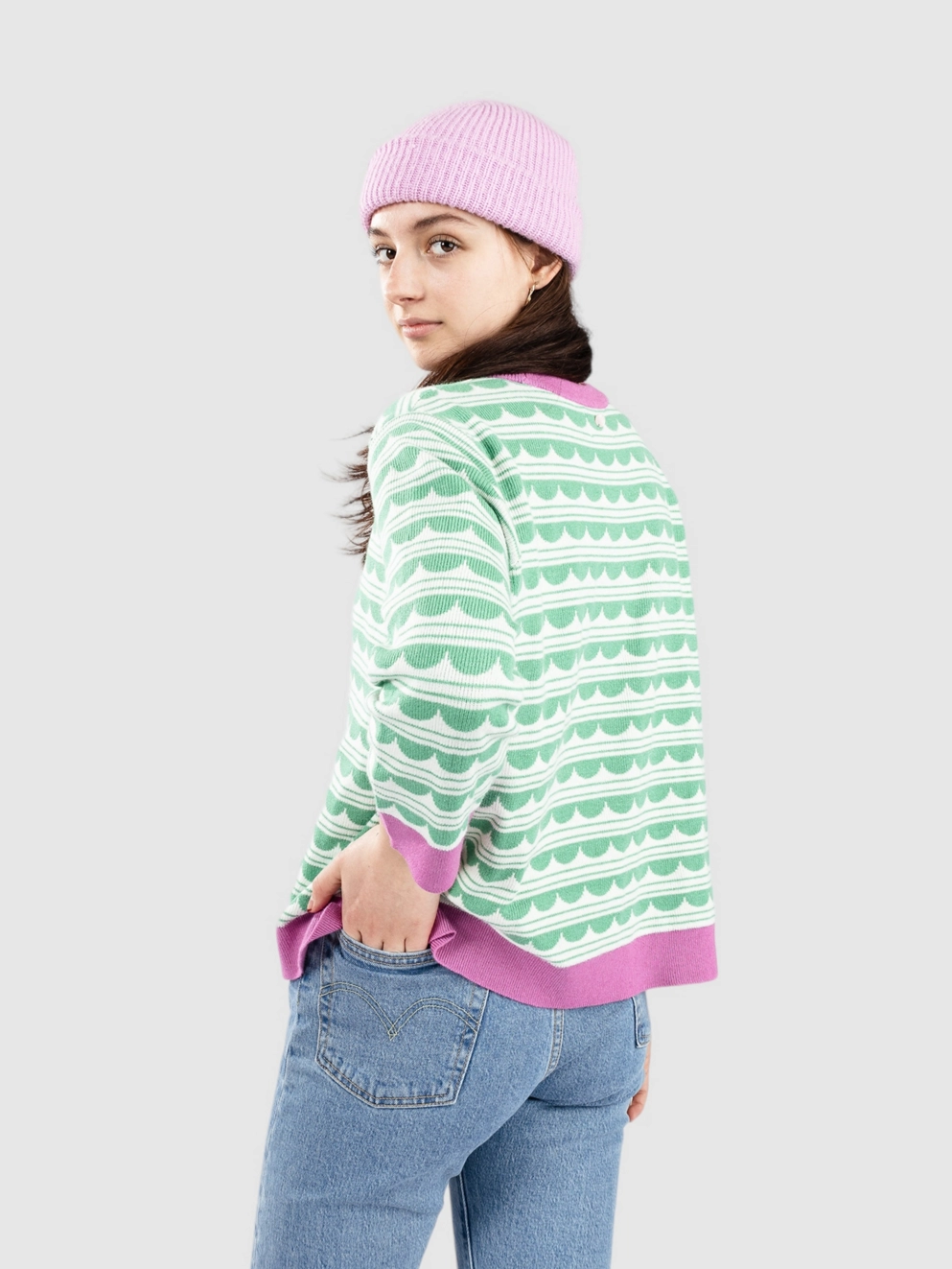 Nümph Nubitty Pullover green spruce