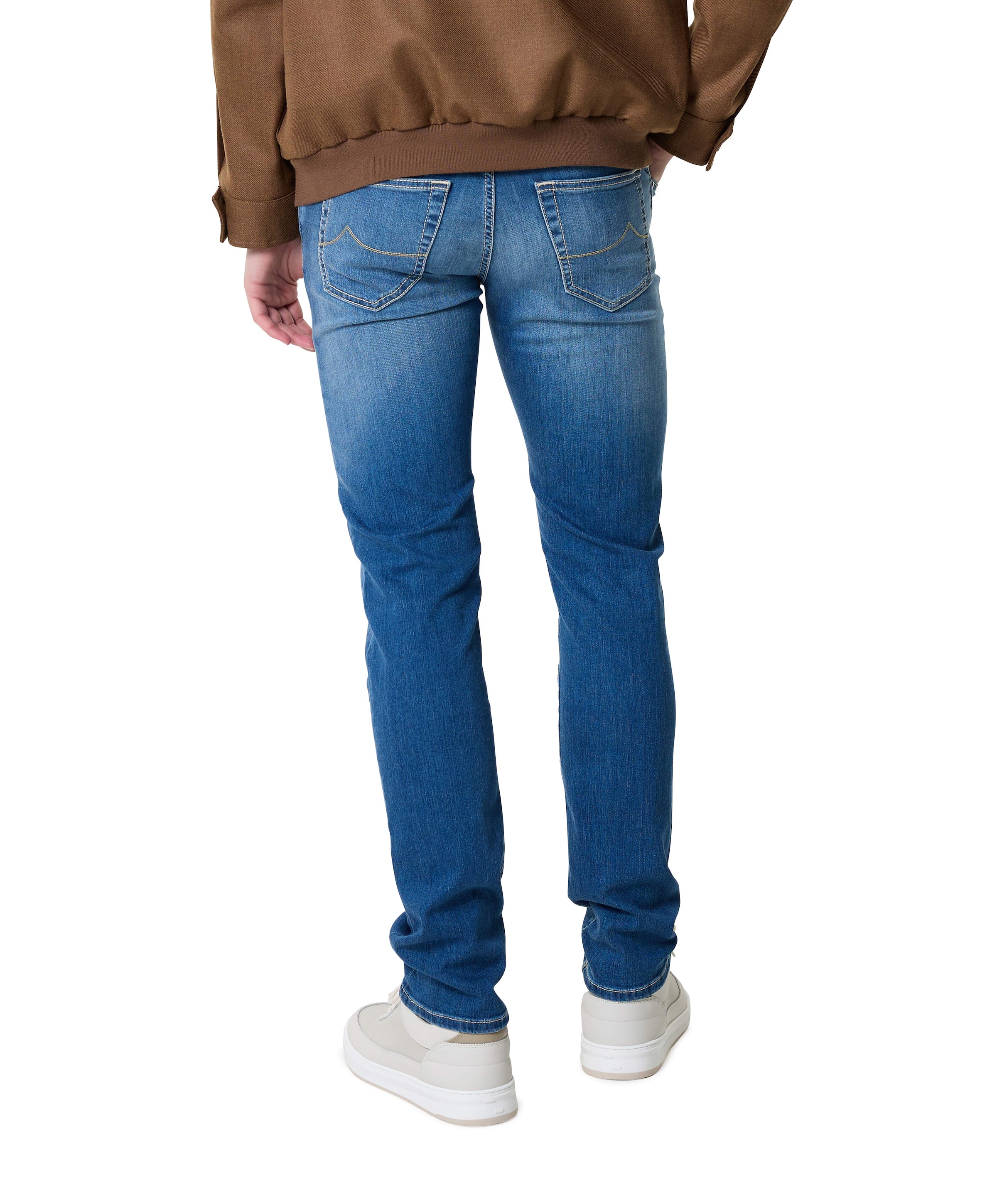Jacob Cohën Nick Slim 5 Pocket heren jeans blauw