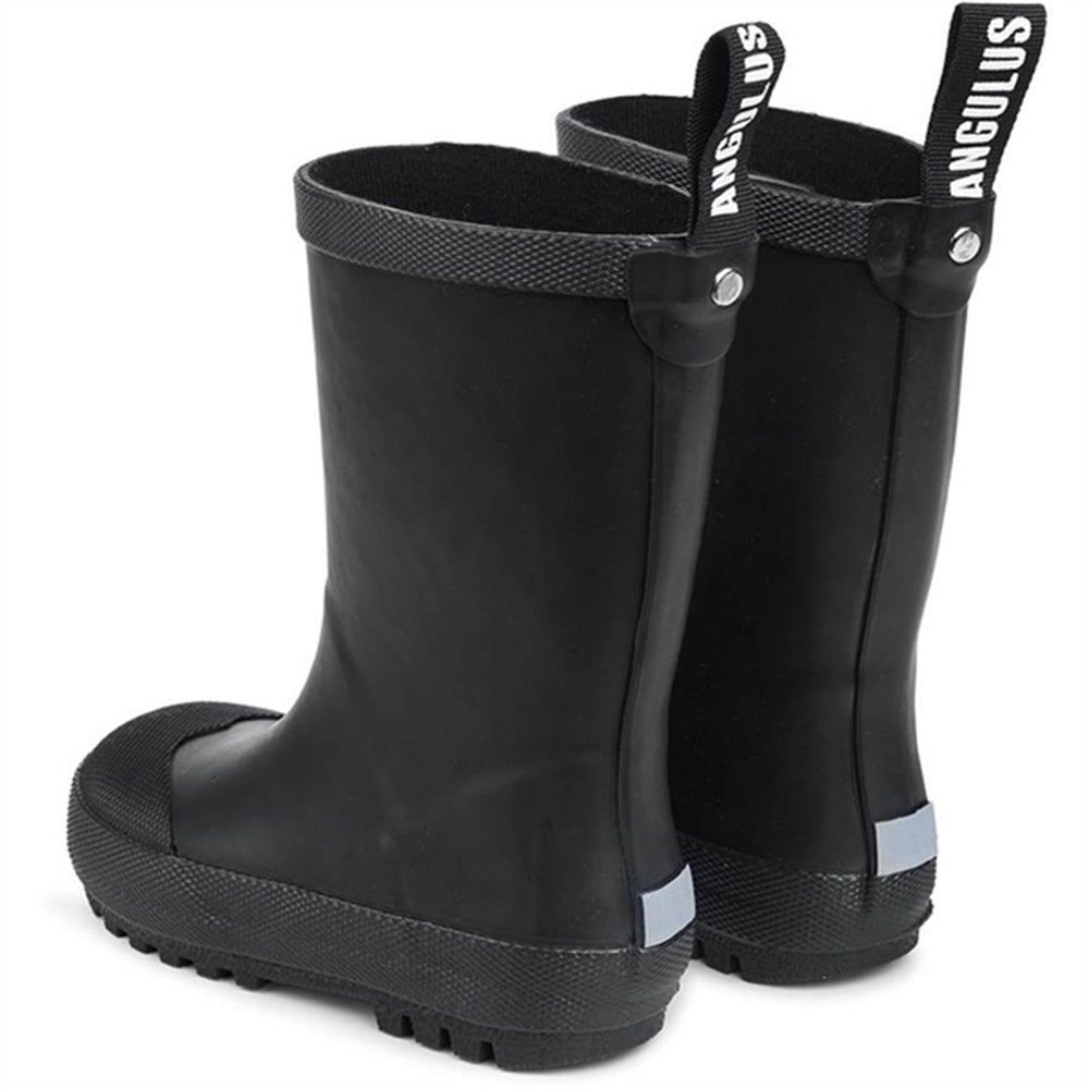 Gummistøvle Black - Angulus → Luksusbaby.dk
