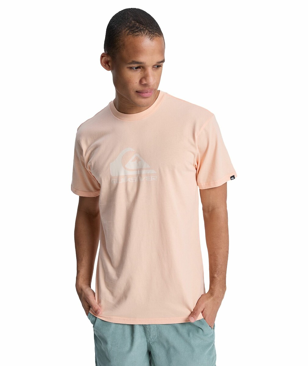 QUIKSILVER<br>Camiseta de manga curta com logotipo grande