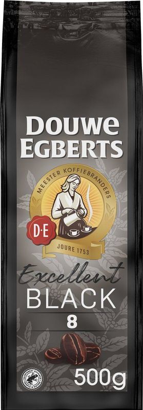 Douwe Egberts Excellent Black Koffiebonen - Intensiteit 8/9 - 4 x 500 gram