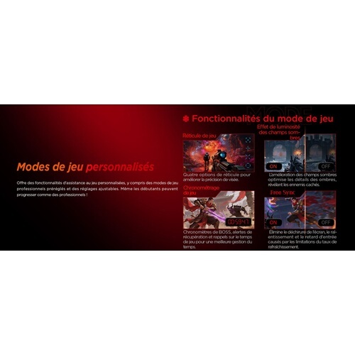 Ecran PC Hkc Gaming G24H3D Fast 23,8'' 240 Hz Full HD