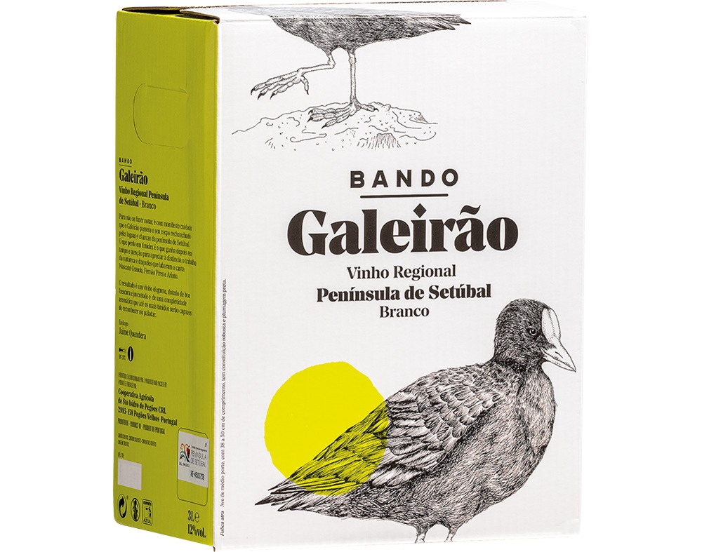 VINHO BRANCO BANDO GALEIRÃO REGIONAL SETÚBAL BAG IN BOX 3L
