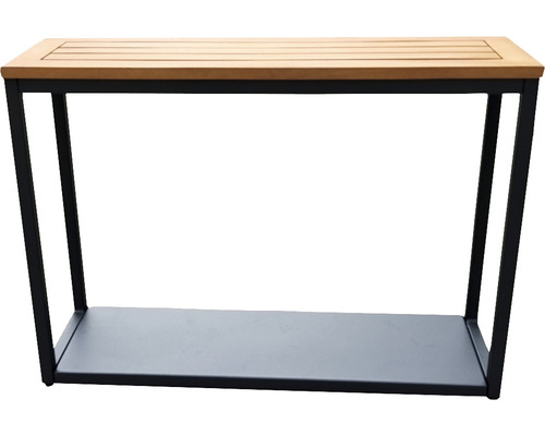 Acamp Oslo bijzettafel, 54 cm, aluminium, antracietbruin