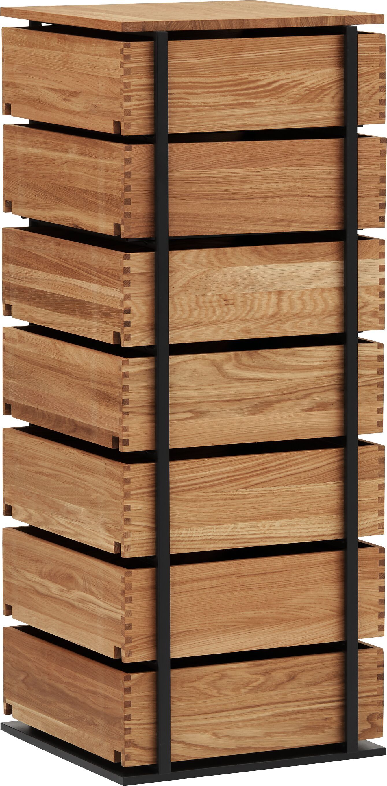 DON Kommode - Natur / B: 45.0 cm x T: 45.0 cm x H: 114.0 cm