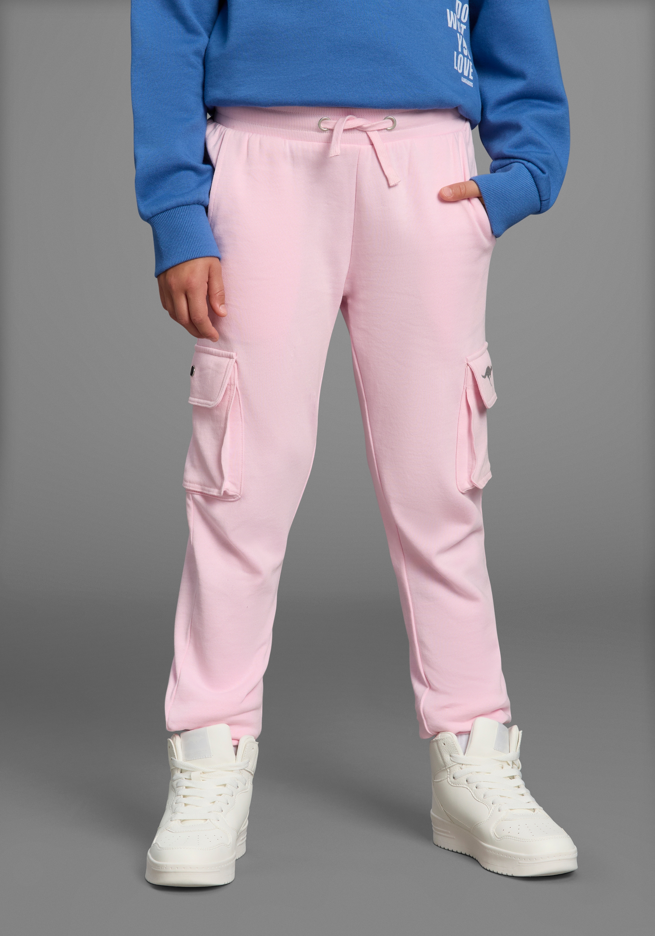 KangaROOS Sweathose »Cargo-Sweathose«  Lässige Sweathose, Jogginghose mit Taschen