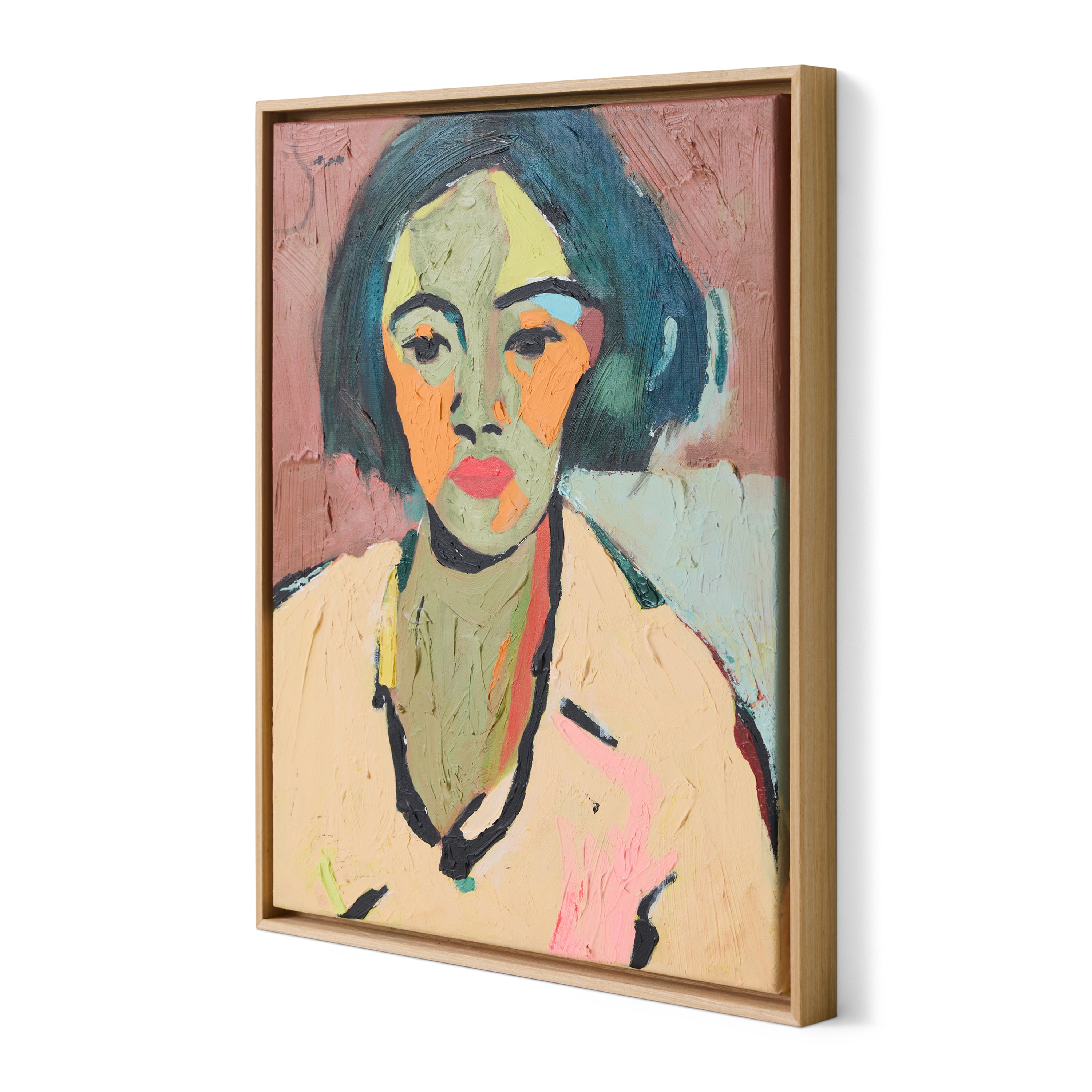 HKliving Framed Artwork Schilderij - 43 x 53 cm - Self-Made