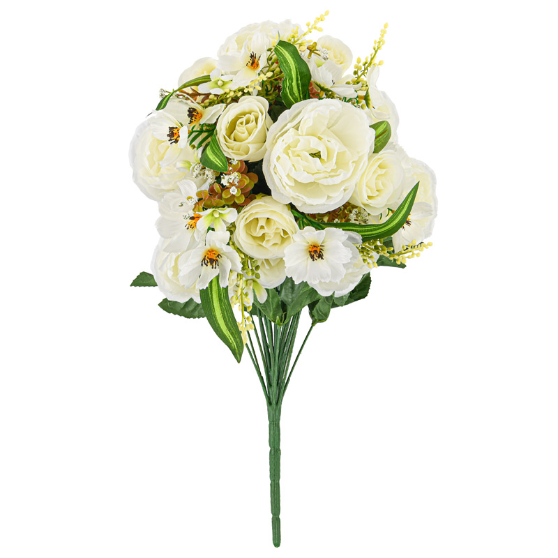 Bouquet de pivoines et roses
