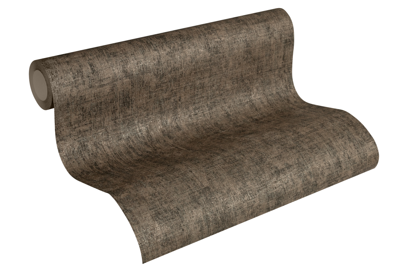Vliestapete BORNEO - braun Metallic - 10 Meter
