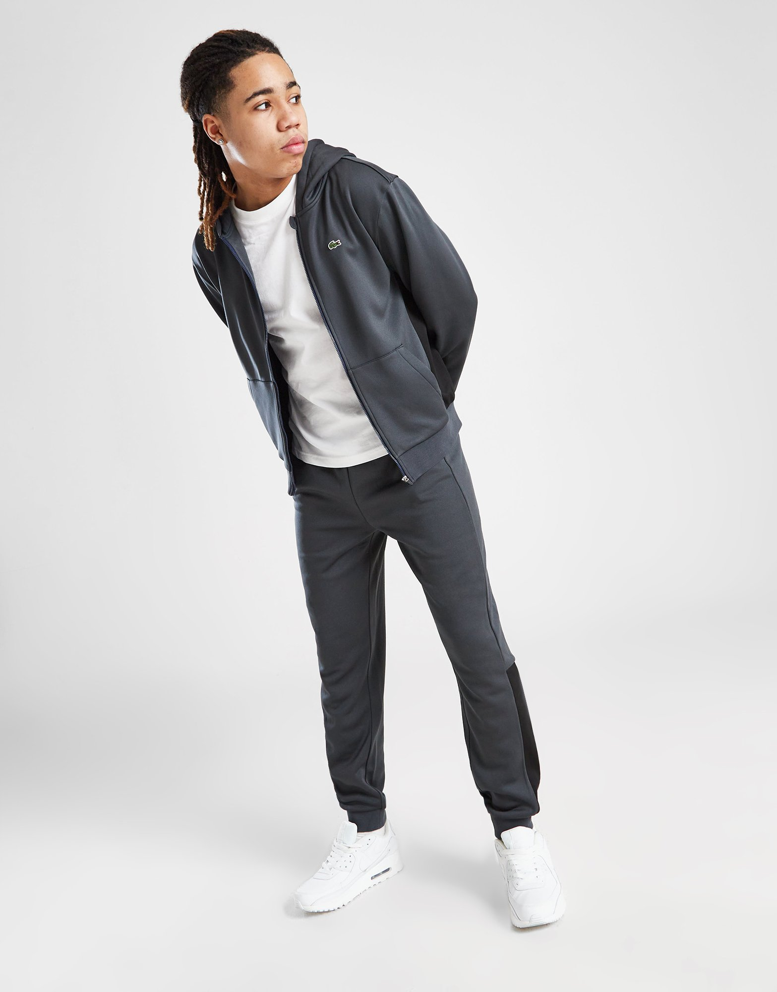 Lacoste Sweat à Capuche Zippé Colour Block Junior