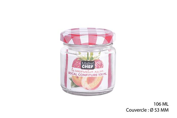 BOCAL CONFITURE EN VERRE 106ML