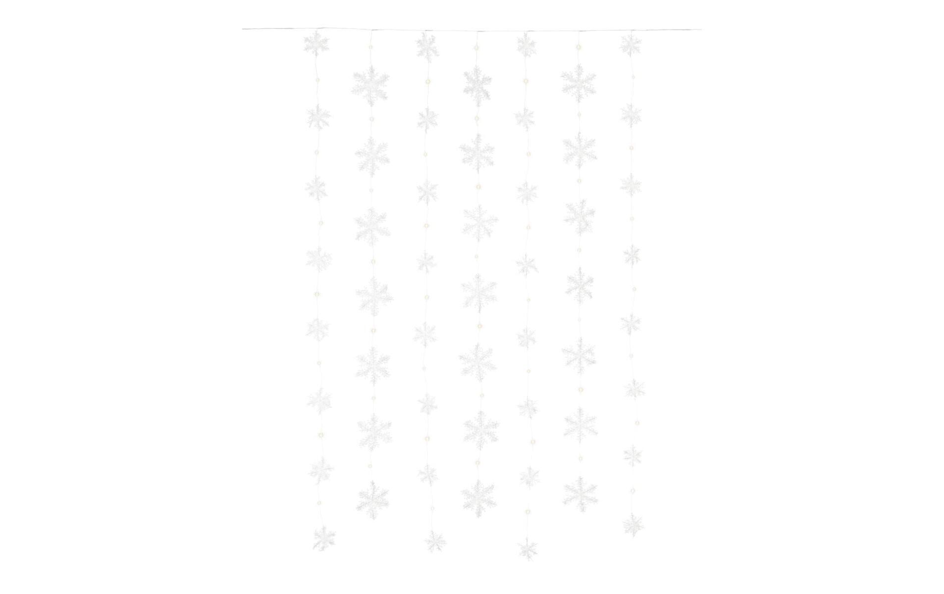 LED-Lichtervorhang Snowflake 1.2 m, 105 LEDs, IndoorLichtervorhang