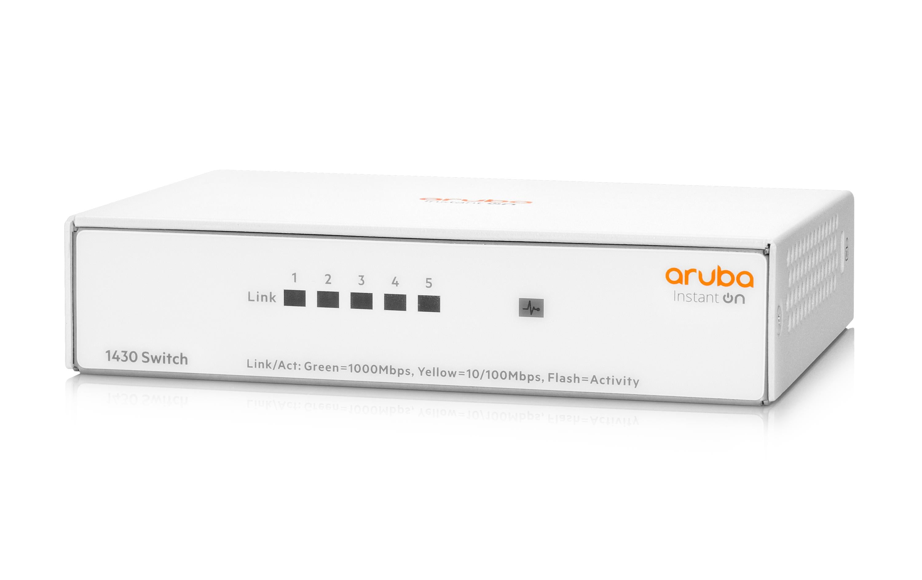 Switch Instant On 1430-5G 5 PortAruba Instant On 1430 Nicht verwaltete Ethernet-Switches für einfache Konnektivität