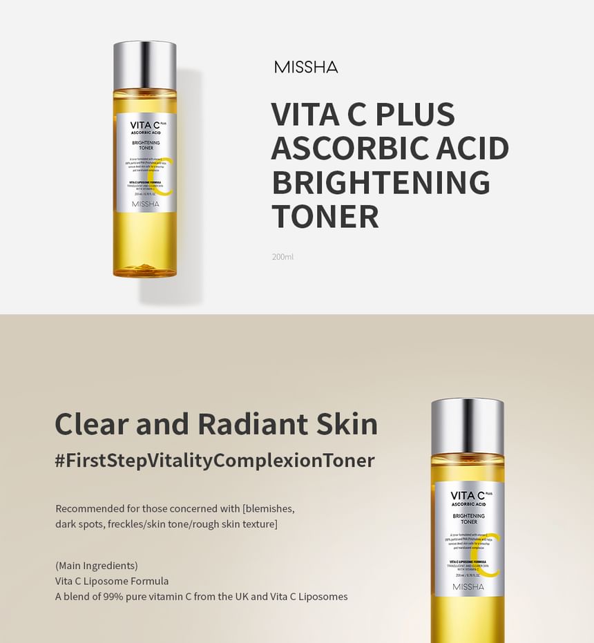 MISSHA - Vita C Plus verhelderende toner