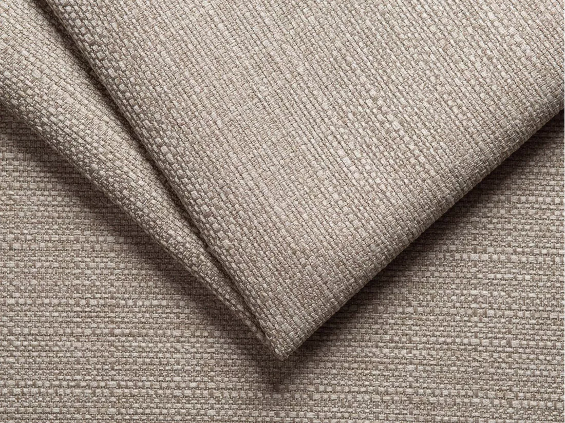 Fauteuil convertible express en tissu beige - Couchage 70 cm - Matelas 14 cm - VIZIR