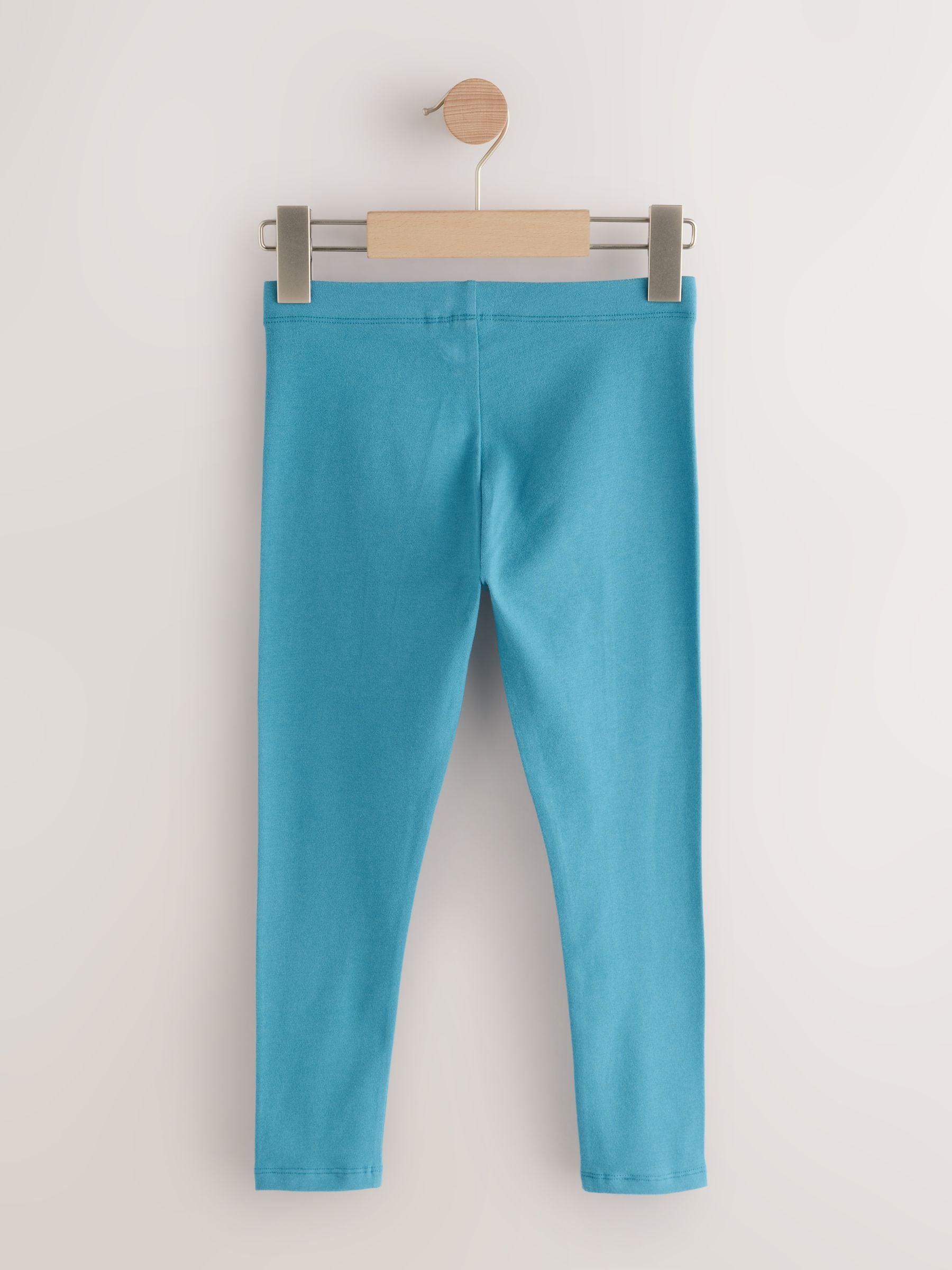 Marineblauw/roze regenboog-eenhoorn - Verpakking van 5 leggings (3-16 jr)