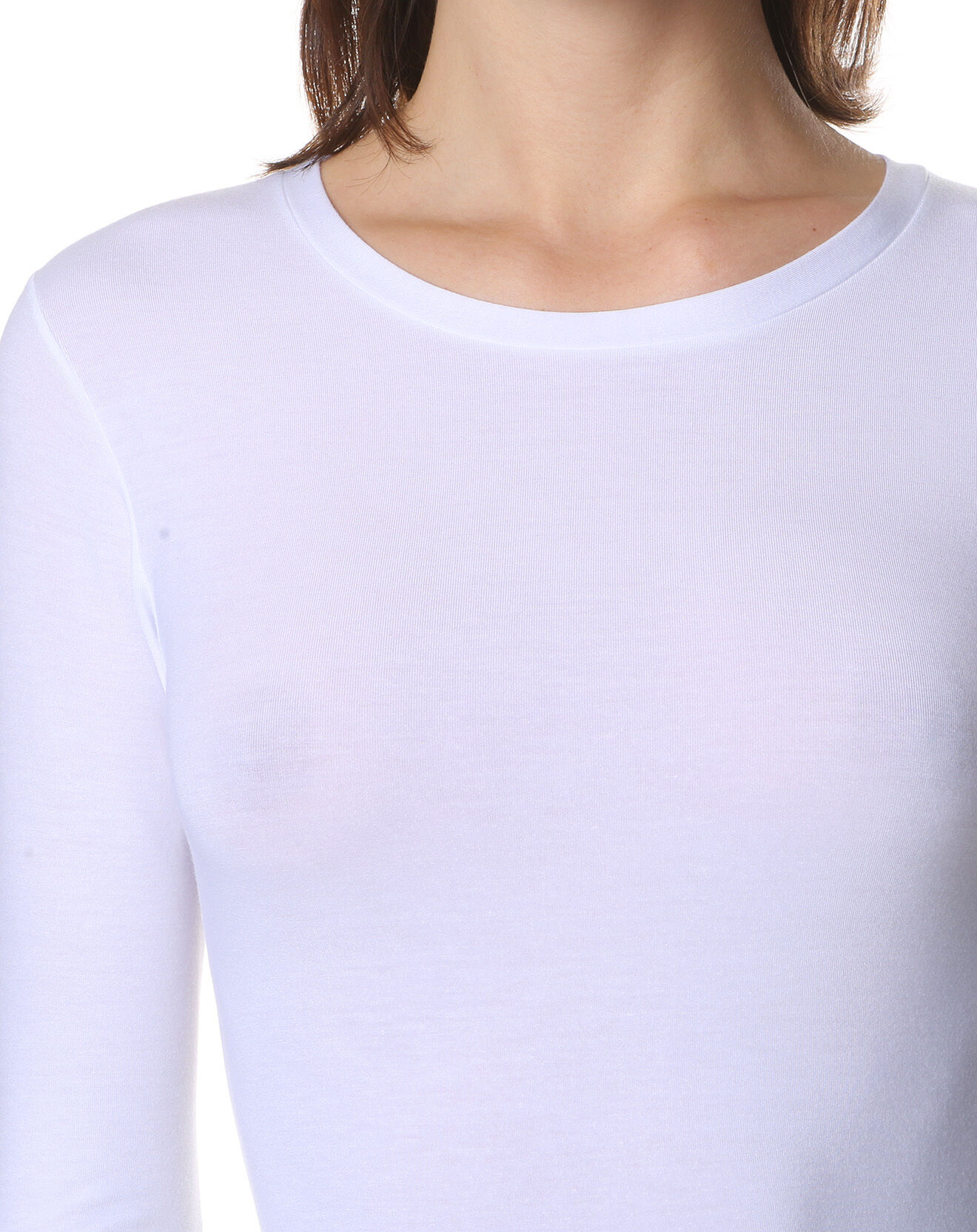 Mare T-Shirt manches longues Micromodal blanc