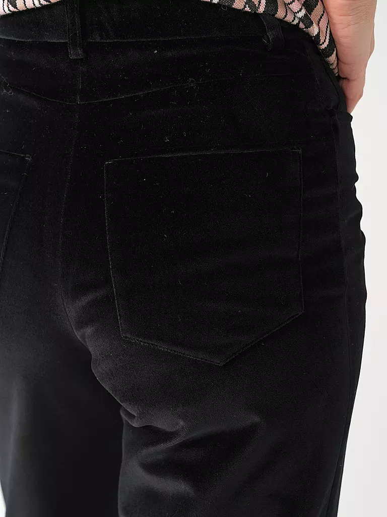 OFFICINE GENERALE Hose ROMY VELVET schwarz