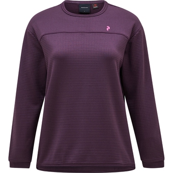 Peak Performance Trail Polartec Crew Sweatshirt Mystic Purple Damen
