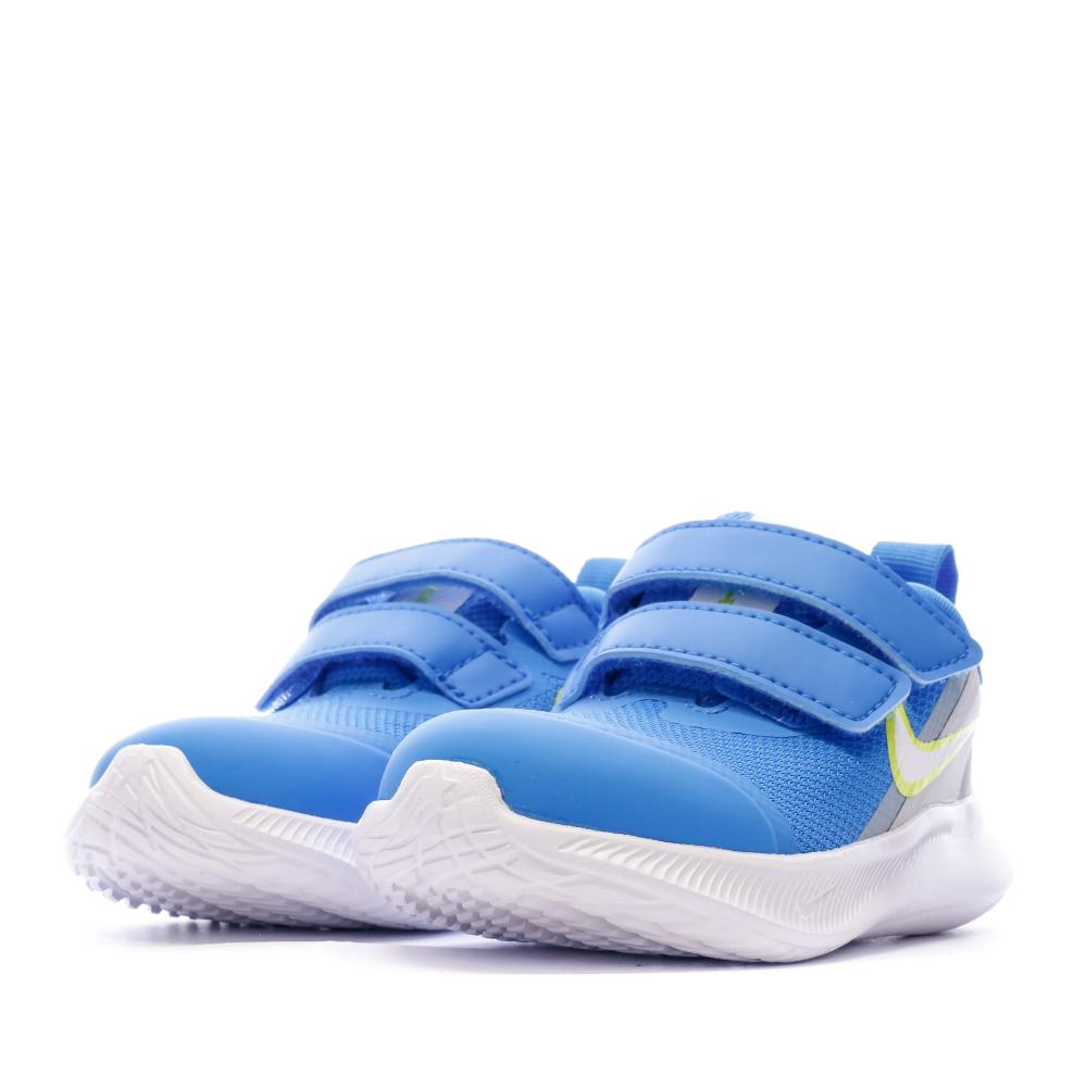 Nike Baskets Bleu/Jaune Bébé Garçon Nike Star Runner 3 Tdv