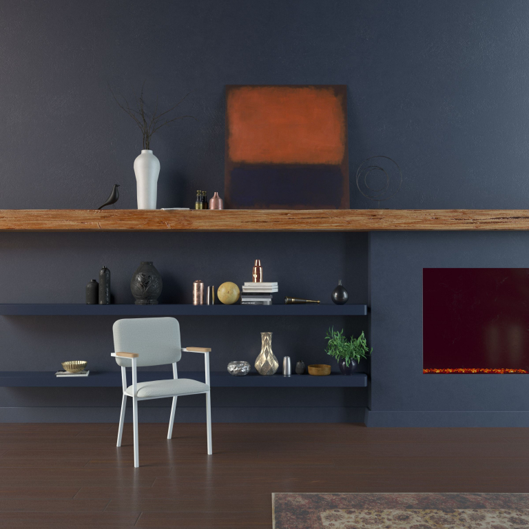 Studio HENK Co Armchair stoel met wit frame Kvadrat Hallingdal 65 - 100