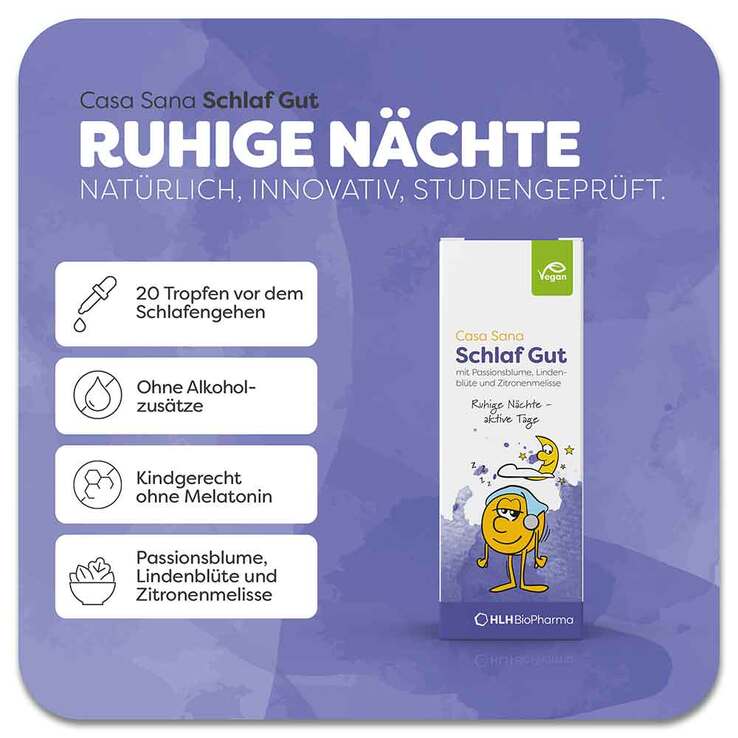 Casa Sana Schlaf Gut Tropfen zum Einnehmen, 30 ml