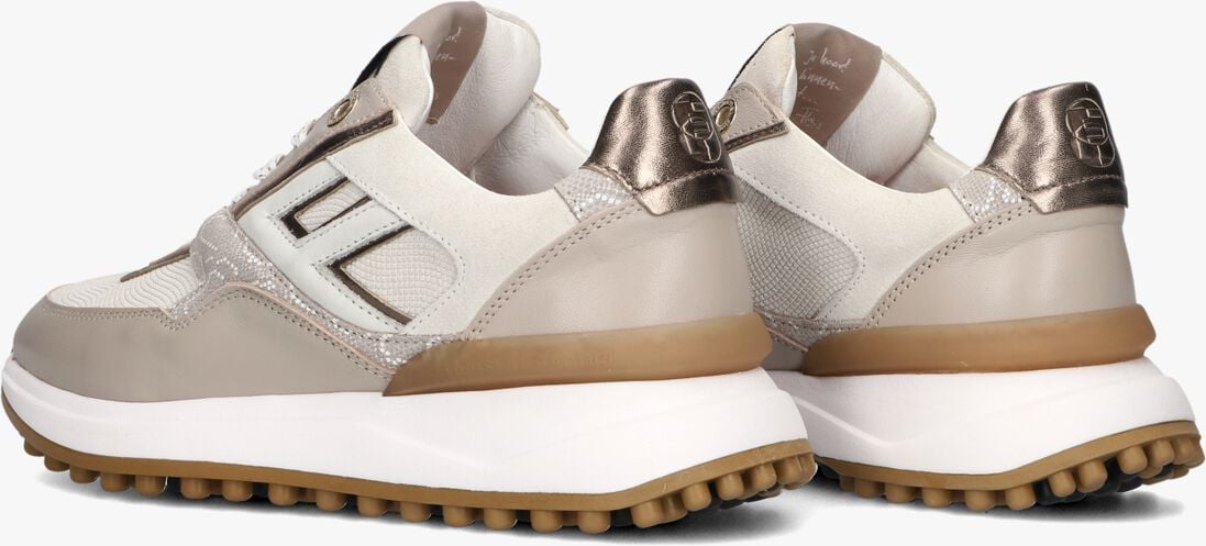 beige floris van bommel lage sneakers sfw-10170 noppi