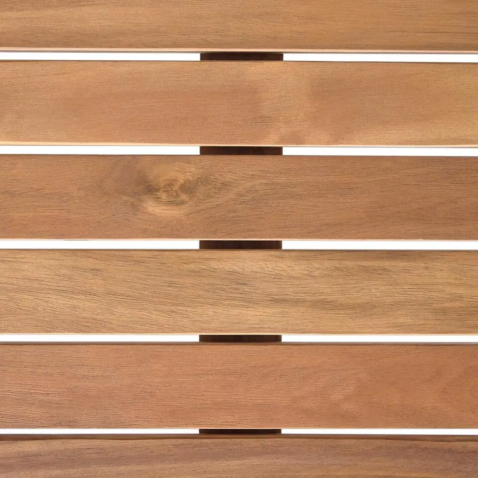 OMBRIANO - Tuintafel - Lichtbruin - 180 x 90 cm - Acaciahout