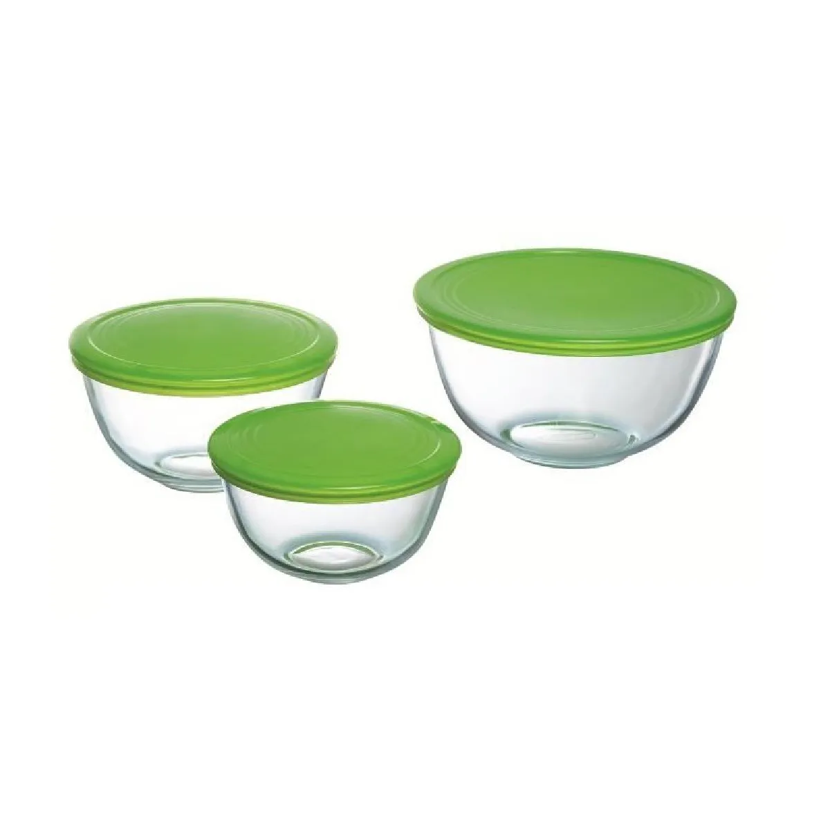 Pyrex Bol préparatoire + couvercle